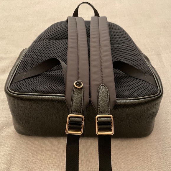 Coach 5666 Medium Court Backpack Black Pebble Leather - Picture 13 of 16